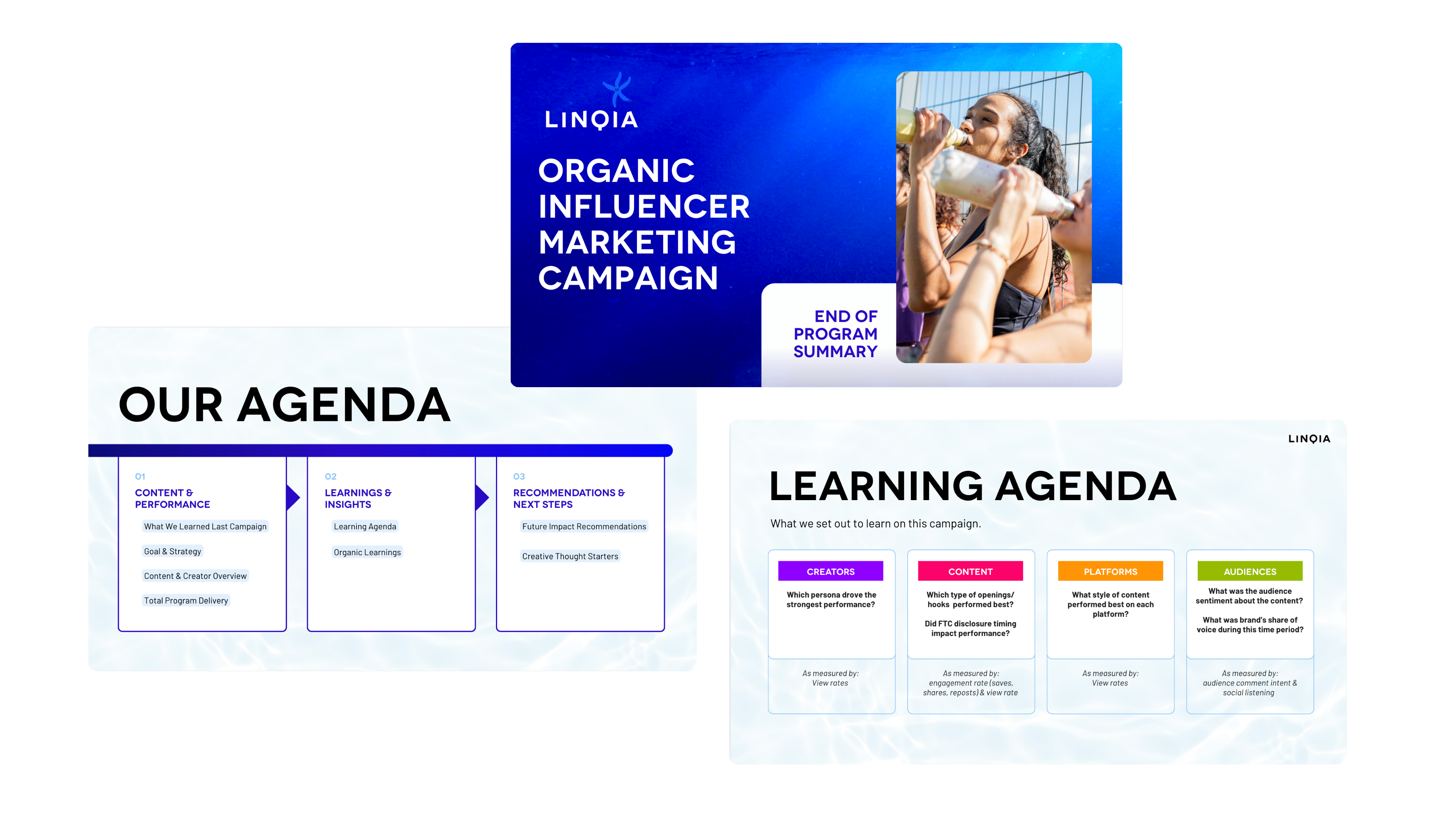 Graphic of End of Program summary report