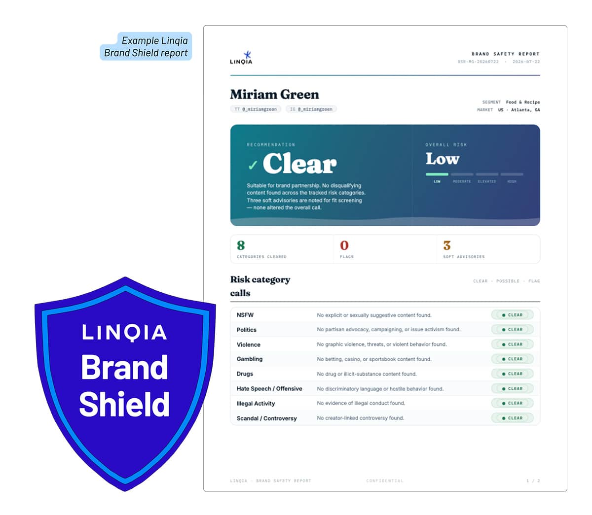 Website brand shield